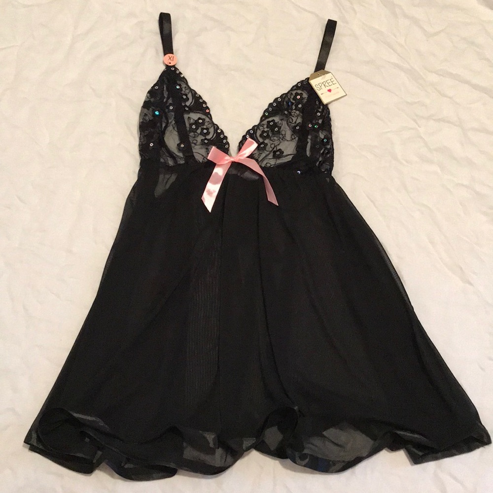 VERY sexy black gown size 1X